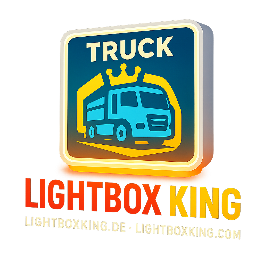 Lightbox King emblem glowing